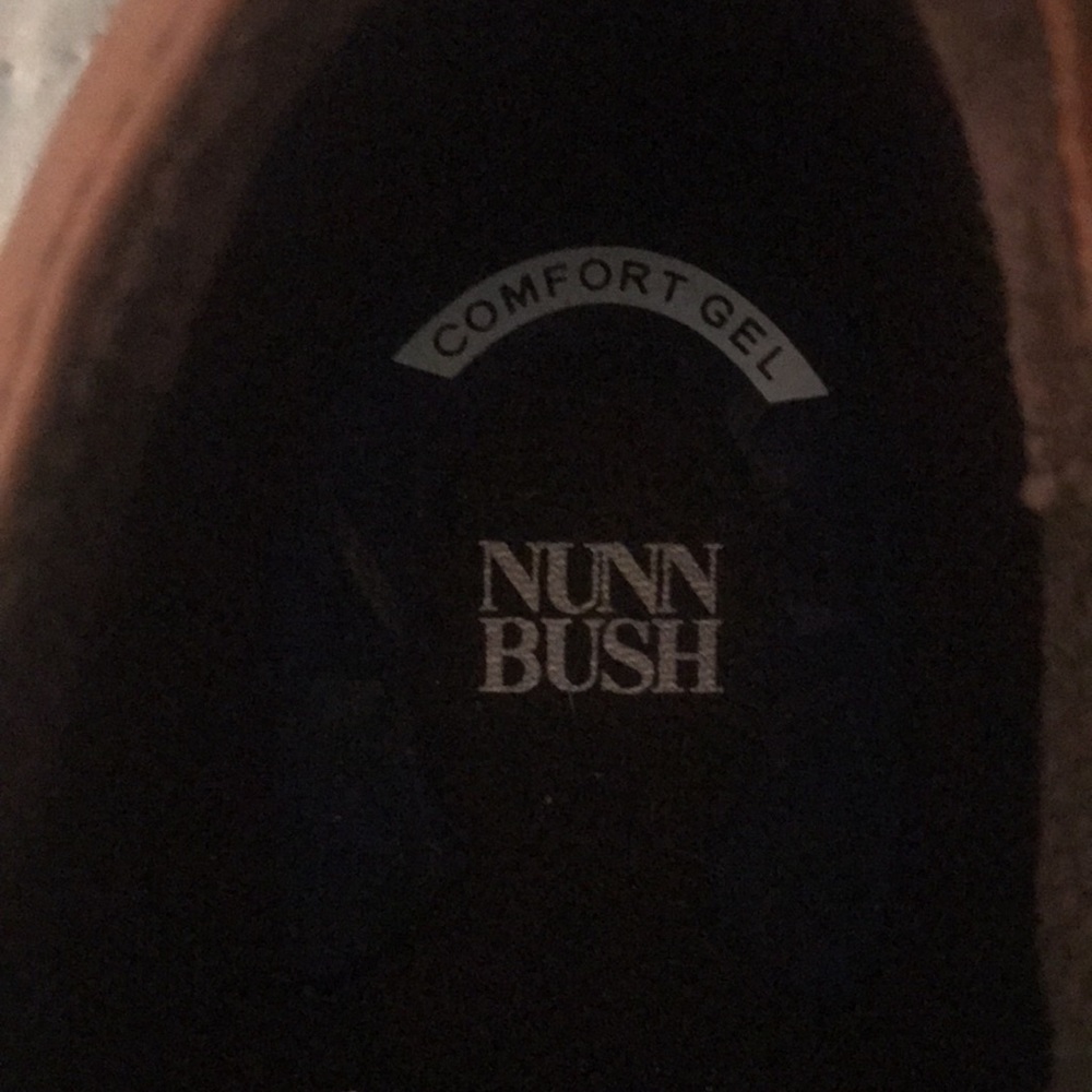 New Nunn Bush Classic Brown Leather Tie Shoes Waterproof Soles Size 8.5 Men - Picture 9 of 13
